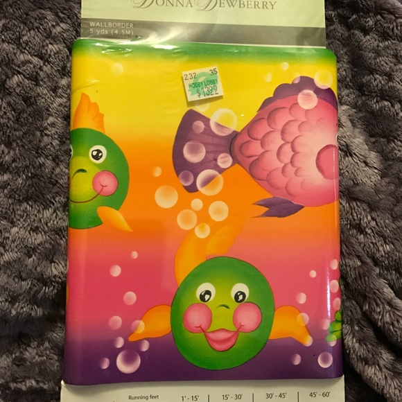 Donna Dewberry 4 pk Bubble Buddies Wall Border NWT - Picture 2 of 5